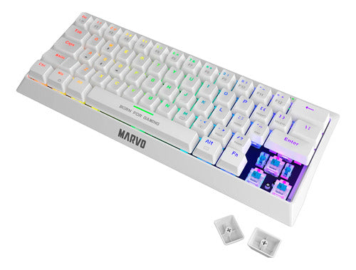 Marvo KG962 Mechanical Keyboard White - Tecnobox 3