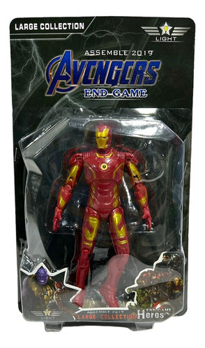 Muñeco Articulado Iron Man 17cm Coleccionable 0