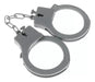 T69Congreso Metal Handcuffs with Key - Police Costume Accessory 0