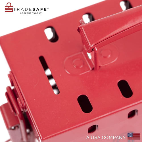 Tradesafe Lockout Tagout Group Lock Box - Premium LOTO Group 4