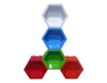 Set of 6 Hexagonal 3D Printed Shelves 2
