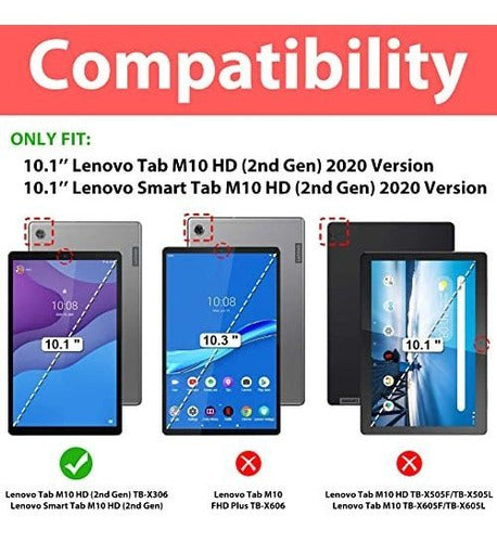 ProCase Protector De Pantalla Para Lenovo Tab M10 Hd 2nd Gen 2