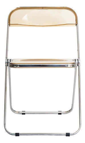 Berna Home Silla Pleg Transparente Metal (Plegable) 6