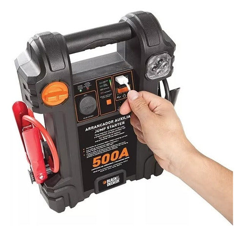 Arrancador Auxiliar Para Auto 500a 12v Black + Decker Js500c 1