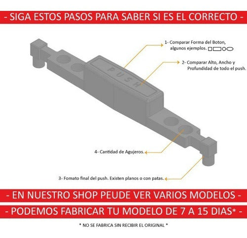 Rab3d Push Button for Luggage Replacement 3D PUSH3-RAB-0112 4