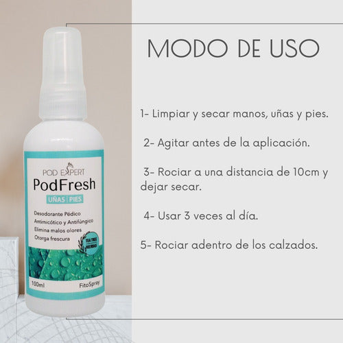 Podfresh Foot Spray and Reconstituting Cream 100ml 2