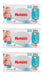 Huggies 3 Puro Y Natural Moist Wipes 0m+ X 80 Units 0