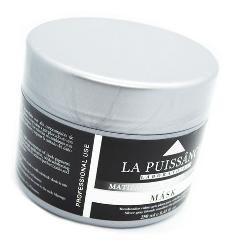 La Puissance Black Shampoo + Máscara Pelo Rubio Gris 3c 1