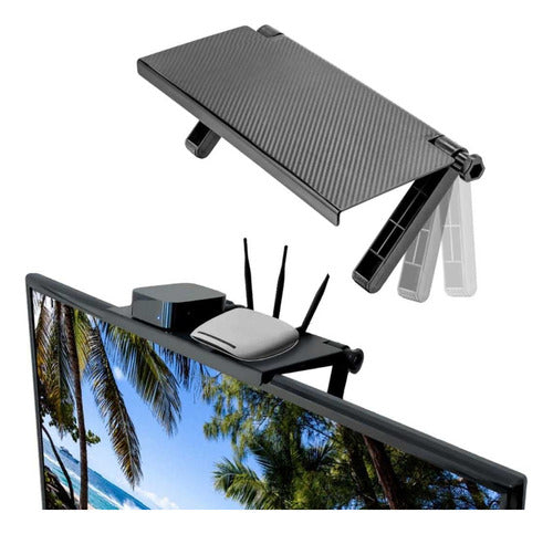 Adjustable Invisible Top TV Monitor Shelf Multi-Function 0
