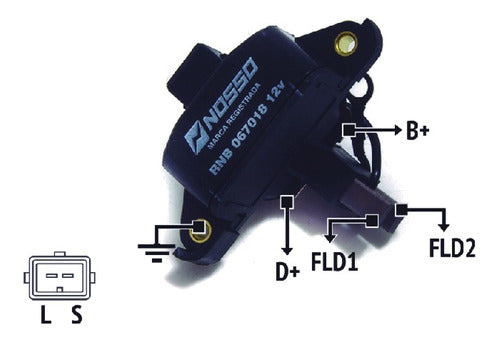 Regulador Alternador Tipo Bosch Thermoking 12v. 0