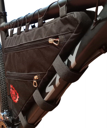Triangle Bicycle Frame Bag with Double Compartment by Dm Bike 8