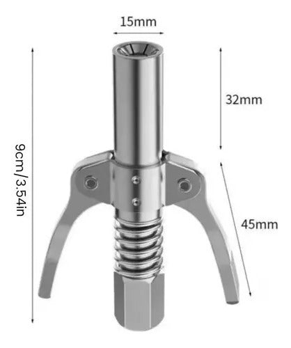 Bico Para Graxeira Acoplador Pistola De Graxa 1