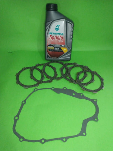 Kit Embrague Para Zanella Zr Ohc + Aceite Semi - Bmd Motos 1