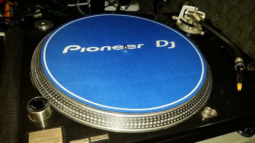 Pionner Dj Azul Slipmat Suave Djproaudio Excelente Calidad 2