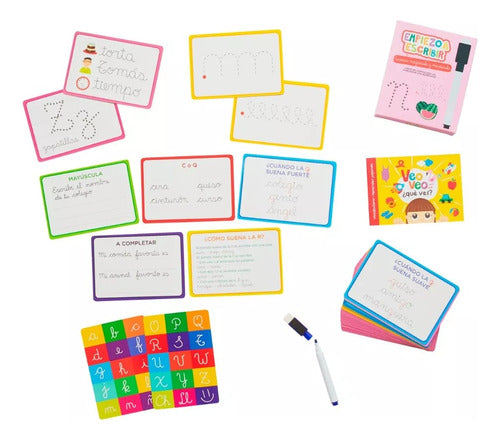 Set X2 Cartas Didácticas Educativa Aprender Empiezo Escribir 2