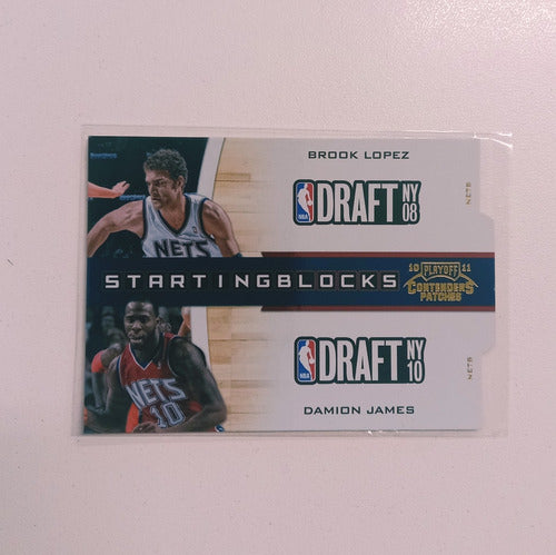 Brook Lopez / Damion Jones Nba Panini Contenders 2010 0