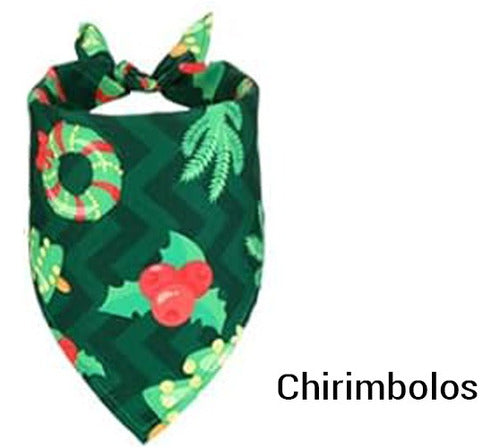 Bandana Perro Gato Pañuelo Diseño Navideño Ropa Mascotas 6