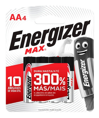 Energizer Max 20 X AA Alkaline Batteries Pack of 5 Blisters 0