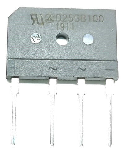 Ru Diodo Rectificador D25sb100 = Gbj2510 25a 1000v 0