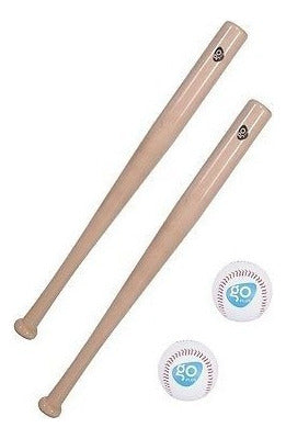 2pcs 34  Madera Natural Bate De Béisbol Y 2 Pc 9  Béisbol De 1