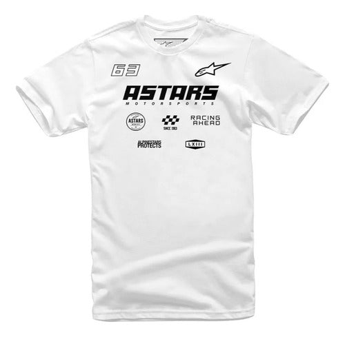 Alpinestars Multirace Tee White Casual Motorcycle T-shirt 0