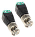 Genérica Pack X2 Fichas BNC Macho Para Cámara Seguridad Video Balun 0