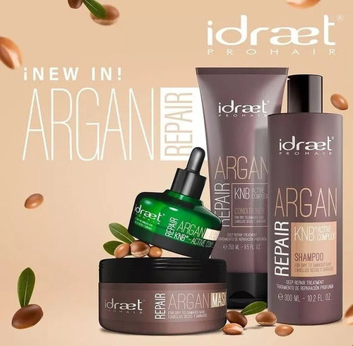 Kit Capilar Completo Linea Argan Reparacion Profunda Idraet 1