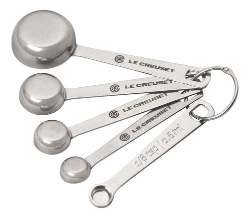 Le Creuset Stainless Steel Measuring Spoons, Set of 5 2