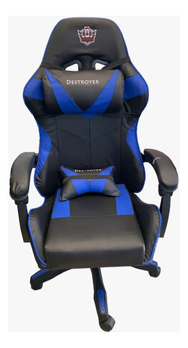 Destroyer Gaming Chair with Massager in Yellow 1