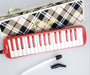 Parquer Red and White Melodica 32 Notes Hard Case 2