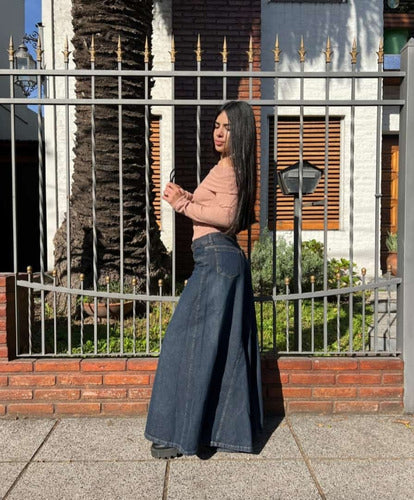 Casí Bruja Palazzo Oversize Wide Leg Rigid Pants 13