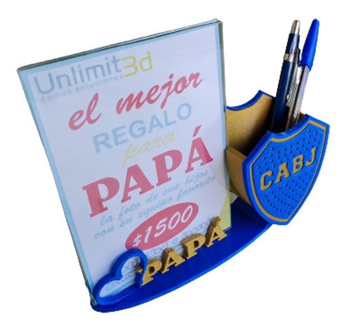 Unlimit3dtuc Boca Picture Frame with Pen - The Perfect Gift for Dad 1