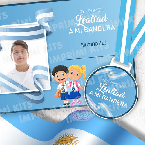 Imprimi Kits Diseños Medallas Y Diploma Promesa Jura Lealtad A La Bandera 7