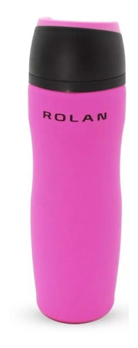 Rolan 500ml Thermal Bottle with Spill-Proof Spout and Button 0