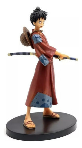 Figura Monkey D Luffy En Wano - One Piece 16cm Anime Colecci 2