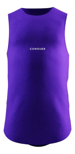 Conquer Gym Muscle Fitness Sweatshirt Tank Top for Men 6