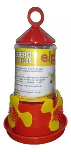 Elpe Hummingbird Feeder with Nectar 2