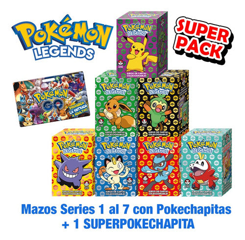 Pokemon Legends Pack Mazo De Carta Serie 1 Al 7 - Original 0