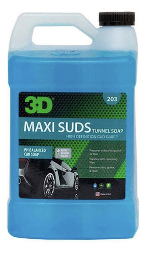 3D Maxi Suds Shampoo Concentrate pH Neutral 4L 0