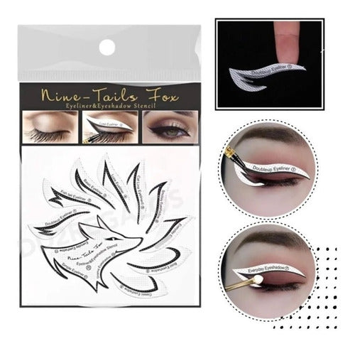 Sticker Stencil for Eyeliner and Eyeshadow 2 Sheets 2