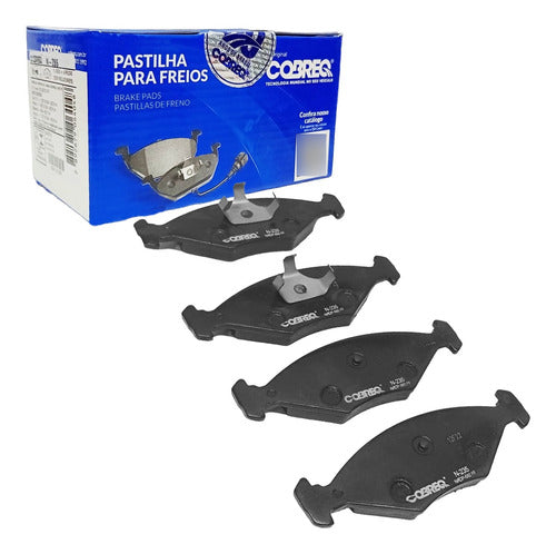 Cobreq Kit X4 Brake Pads Volkswagen Gol Saveiro 2005 0