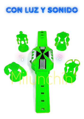 QuickShot Ben 10 Watch with Lights and Sound Effects Featuring 4 Characters 5