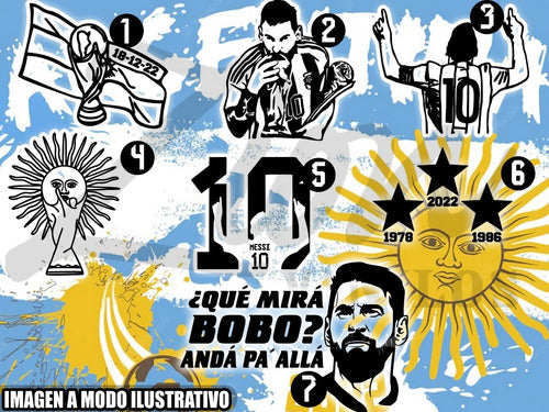 Vector Argentina Champion Messi Que Mirar Bobo Various CDR 0