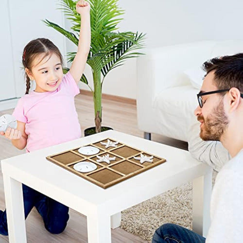 Juego De Mesa De Madera Para La Playa, Decoración 1