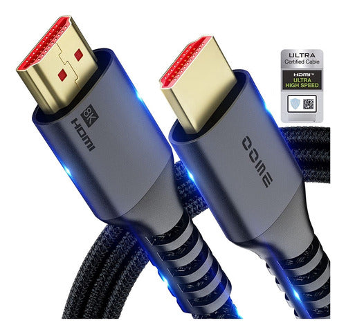 Premium HDMI 2.1 Cable 8K/4K 120Hz HDR10 eARC 48 Gb/s - 1.8 M 0