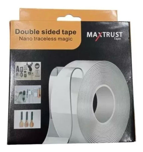 Maxtrust Double-Sided Transparent Tape 2m 0