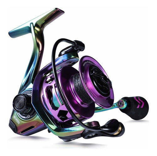 Sougayilang Fishing Reel, Colorful Ultralight Spinning Reels With Graphite Frame SC1000 1