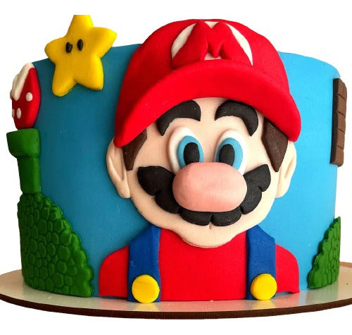 Reyna Tortas Torta Decorada Infantil Mario Bros 0