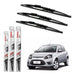 Kit 3 Bosch Windshield Wiper Blades for Ford Ka 2008 to 2010 0