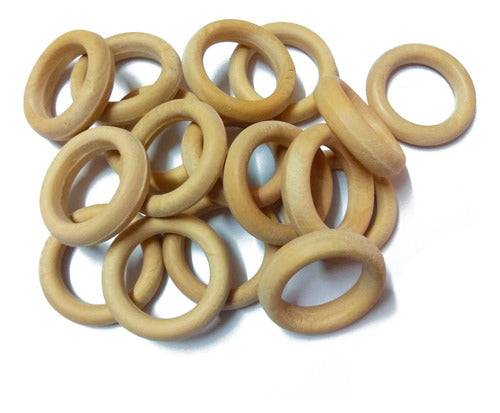 Fuste Maderas Natural Wooden Rings N° 1 x 12 Units 0